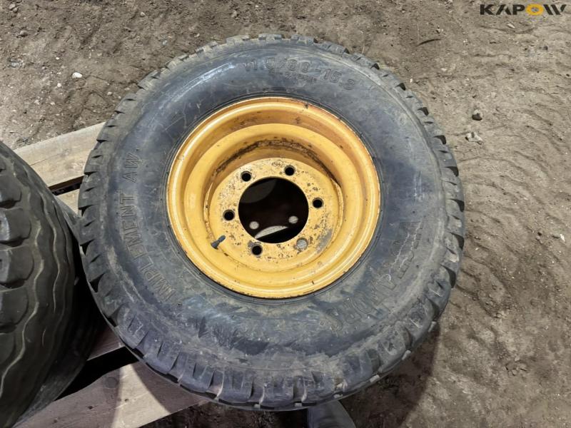 2 wheels and 1 tire 14