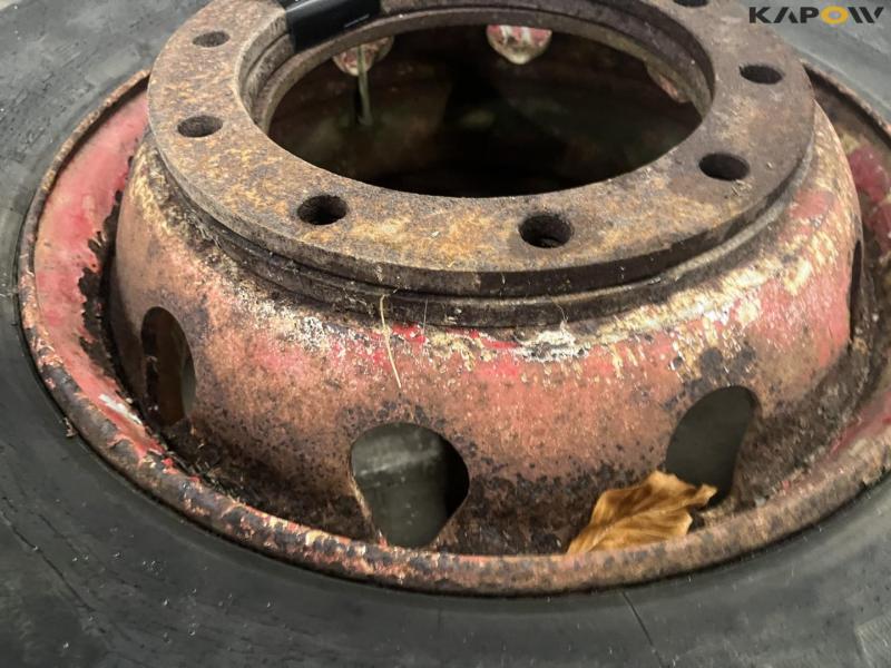 315/80-R22.5 complete wheel with 2 pcs. rim ring 10