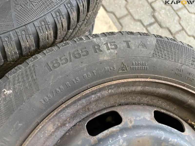 4 pcs. Wheels Str. 185/65 R15 + capsules 17