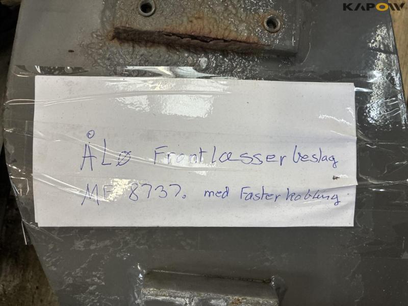 Ålö front loader bracket for MF8737 11