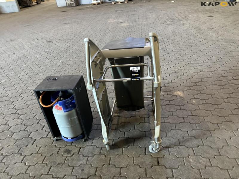 Waste bag holder + gas heater 6