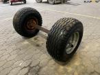 Axle with 14.0/65-16 5