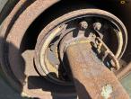 Axle with wheels 8