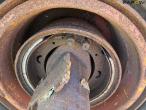 Axle with wheels 11
