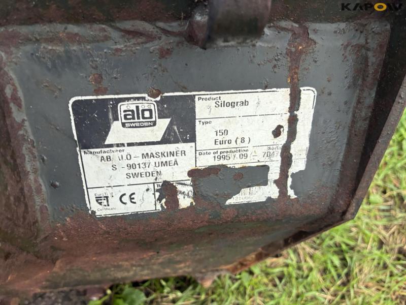 Alø quicke silo grab with euro hitch 10