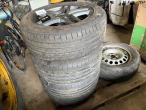 Alloy wheels with tires 225/55-17 1