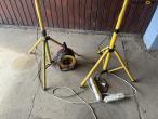 Work light with cable reel 13