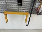 Arm with compressed air roller, cable roller, tool board 26