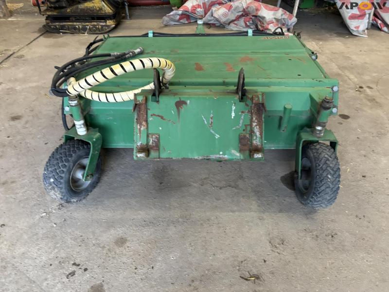 Avant sweeper with collector 6