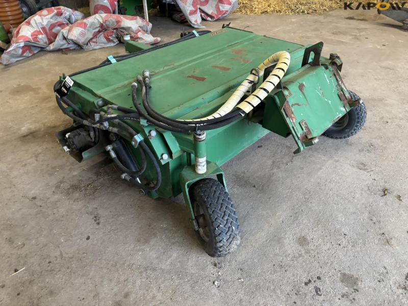 Avant sweeper with collector 7