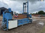 B.V. Machinefabriek BOA FD 25 LB hydraulic press and conveyor belt 2