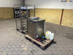 Basic industrial dishwasher with stand 1