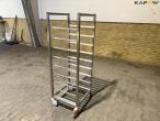 Basic industrial dishwasher with stand 42
