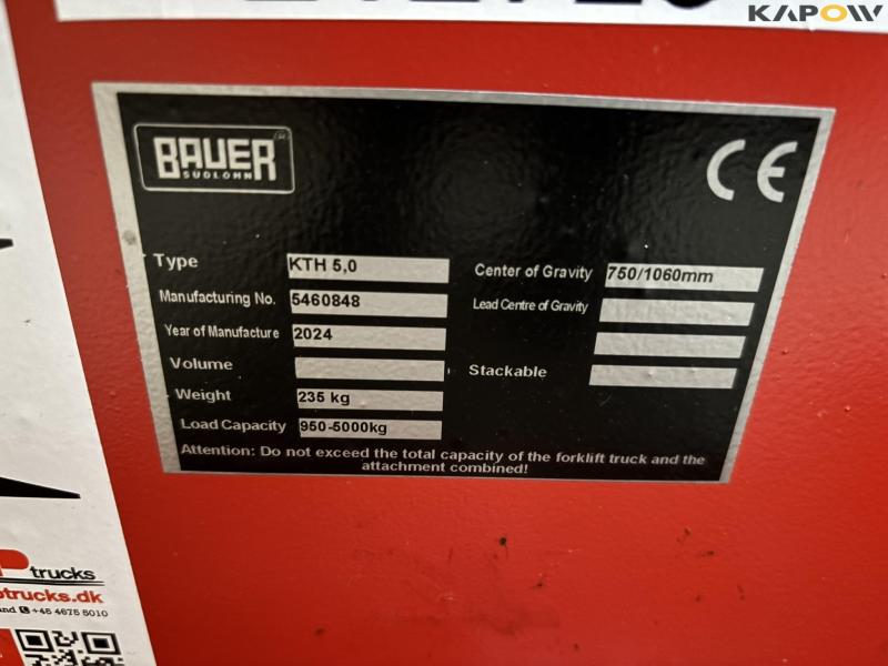 Bauer KTH 5.0 telescopic arm 12