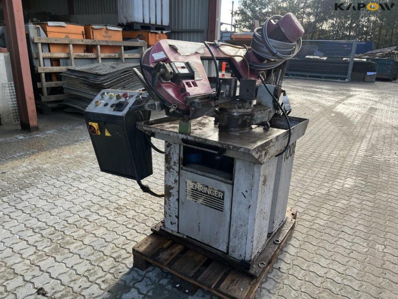 BEHRINGER SLB230G hacksaw with 6 meter roller table 1