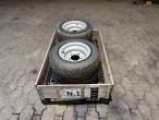 BKT 23x8.50-12 complete wheels - 4 pcs 8