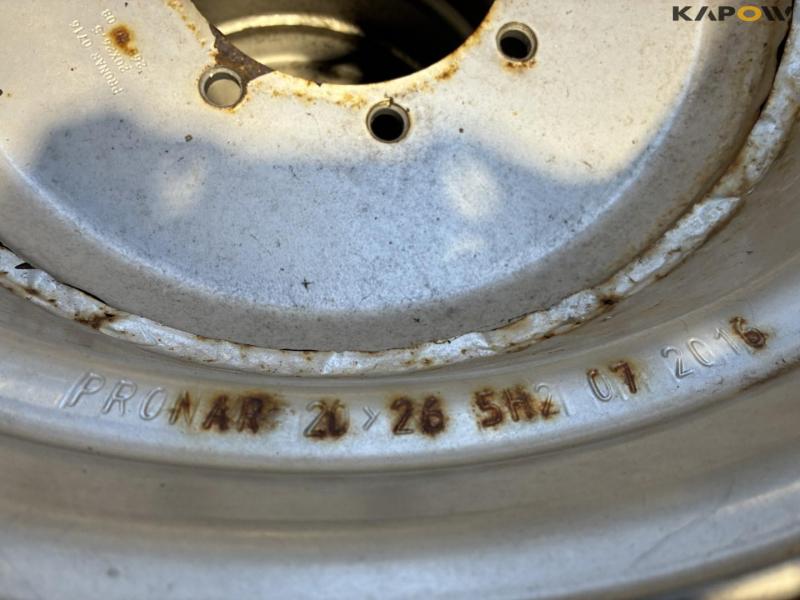 BKT 600/55-R26.5 complete wheel 14