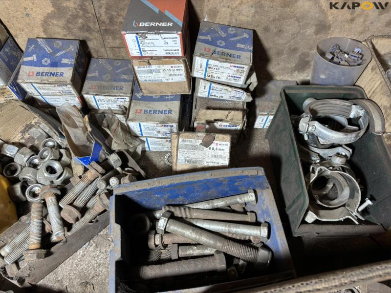 Bolts and assortment boxes with contents 42