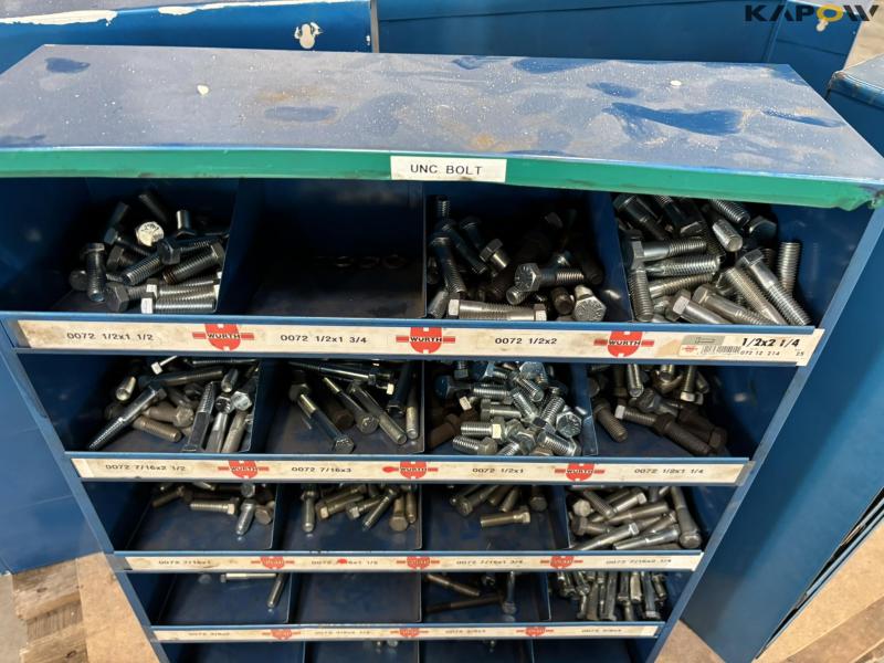 Bolt racks with contents 6 pcs. 6