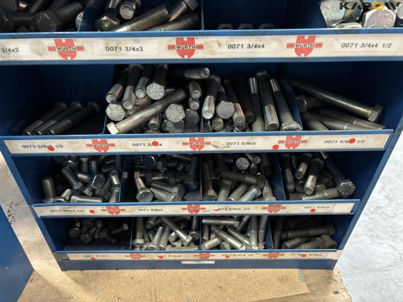 Bolt racks with contents 6 pcs. 10