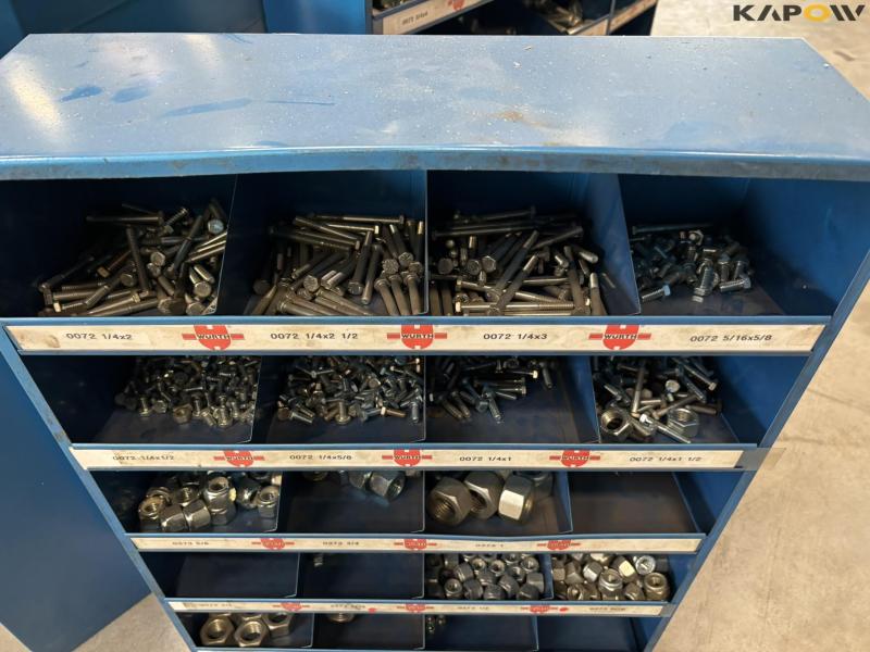 Bolt racks with contents 6 pcs. 15