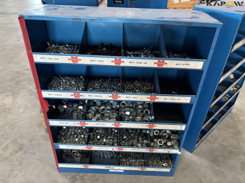 Bolt racks with contents 6 pcs. 17