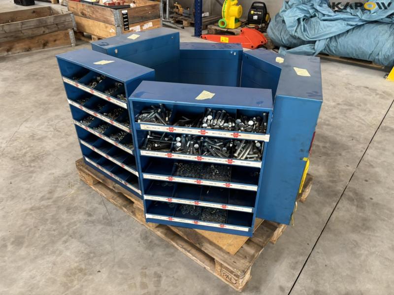 Bolt racks with contents 6 pcs. 4