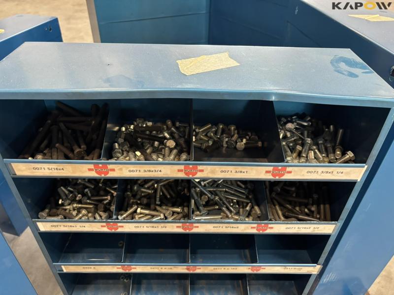 Bolt racks with contents 6 pcs. 9