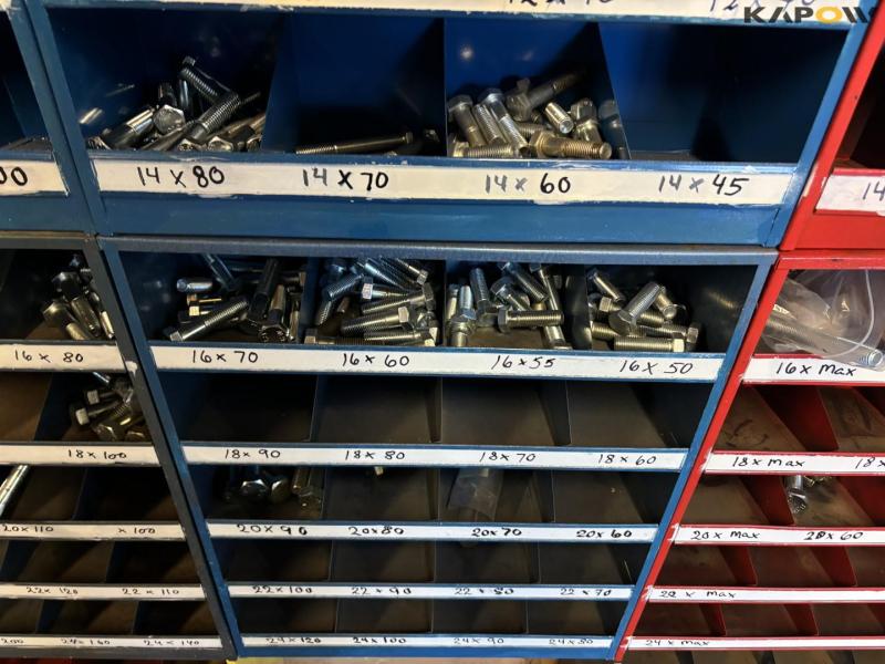 Bolt rack and various bolts 11