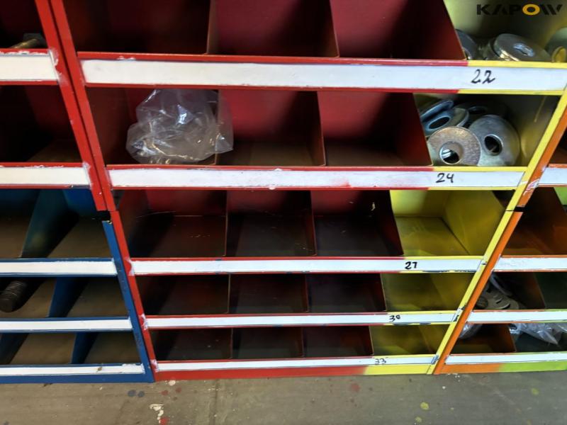 Bolt rack and various bolts 22