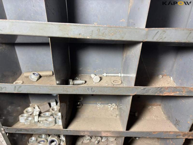 Bolt racks with contents 28