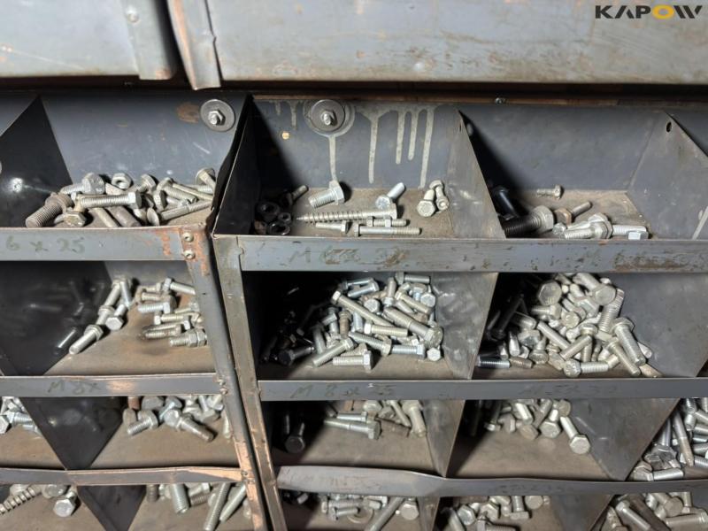 Bolt racks with contents 35