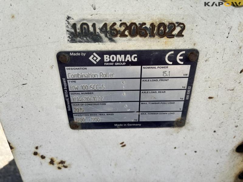Bomag BW100 SCC drum 15