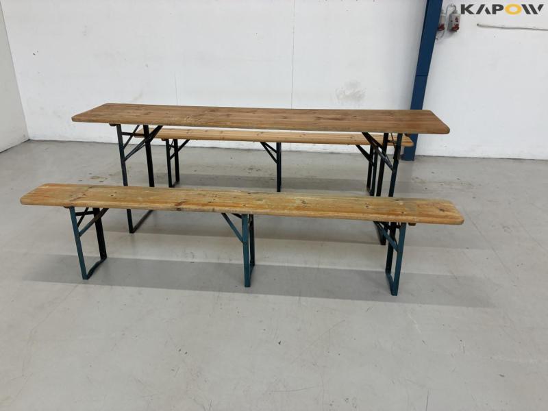 Table bench set 2