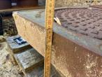 Manhole cover with square fixed frame - 6pcs 10