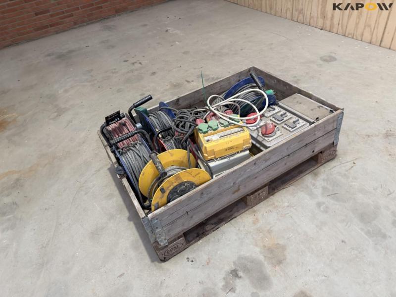 Construction power panels and cable reels 3