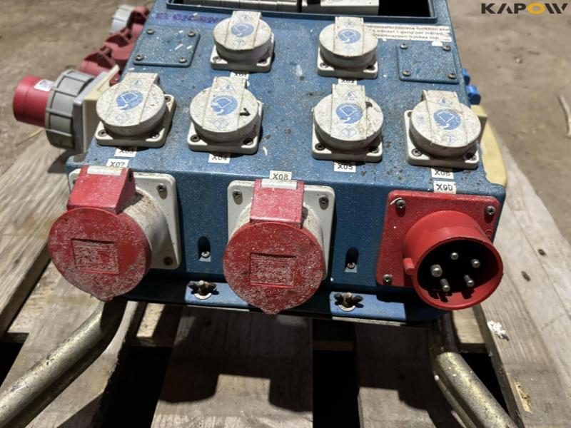 Construction switchboard 230/400 volts 10