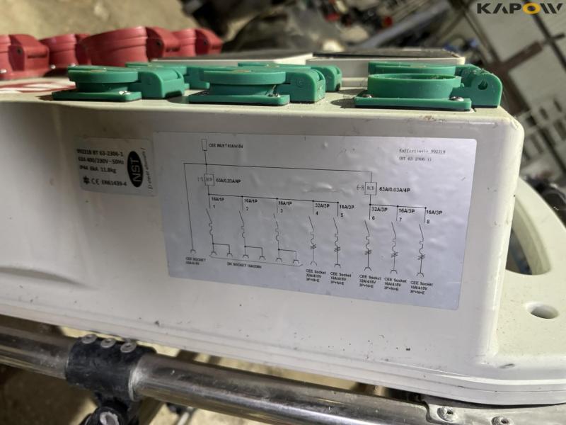 Construction switchboard 230/400 volts 14