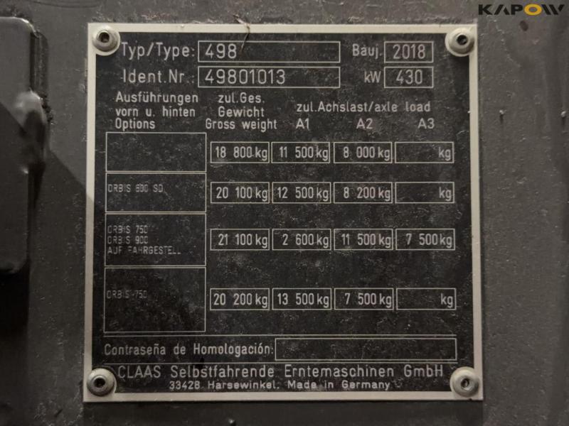 Claas Jaguar 950 forage harvester 50
