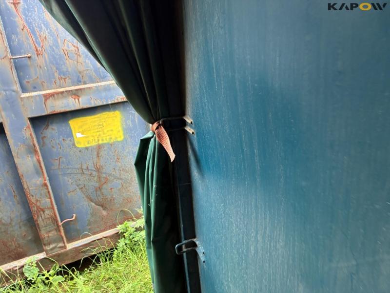 Container with tarpaulin roof and sides 29