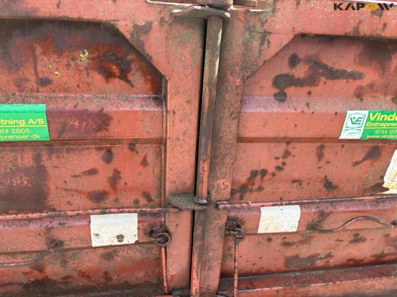 Container for hook and wire 24