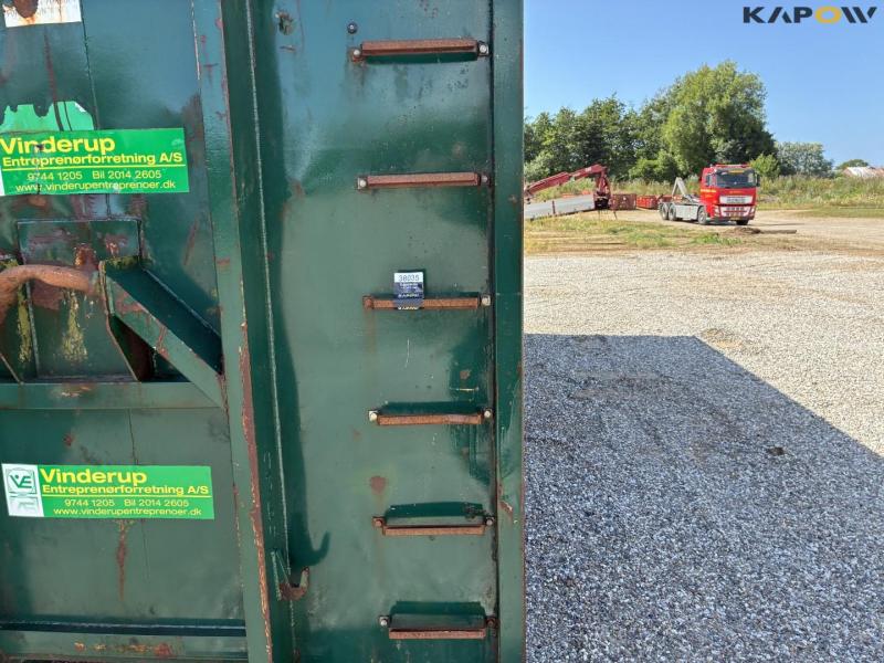Container for hook and wire 14