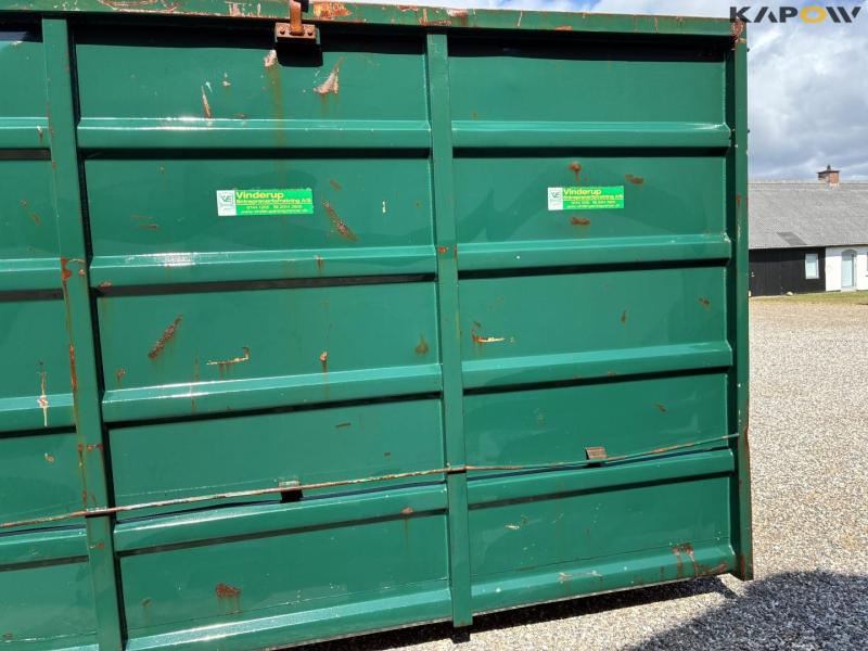 Container for hook and wire 34