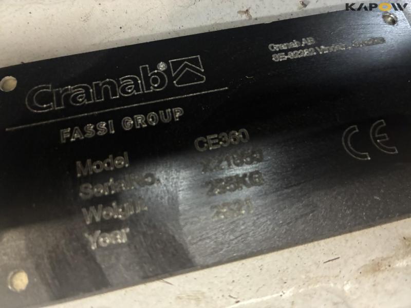 Cranab CE360 forestry grapple 14