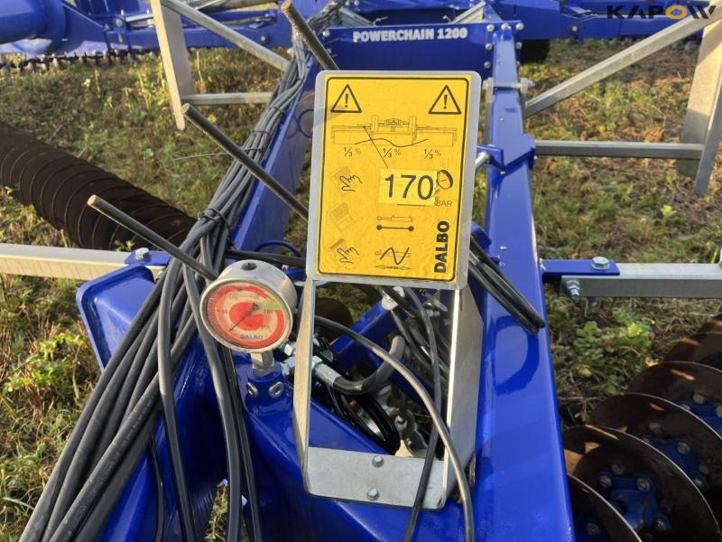 Dalbo Powerchain 1200 disc harrow 22