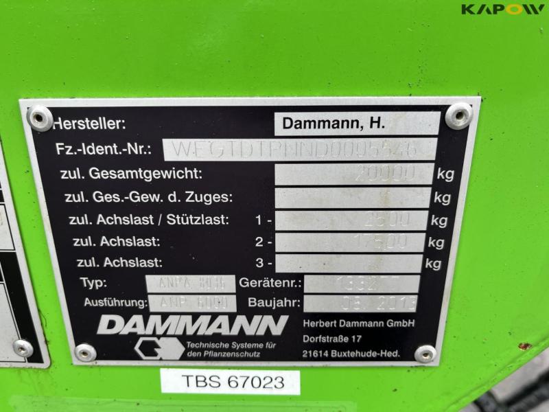 Dammann ANPA 8036 trailer sprayer 21