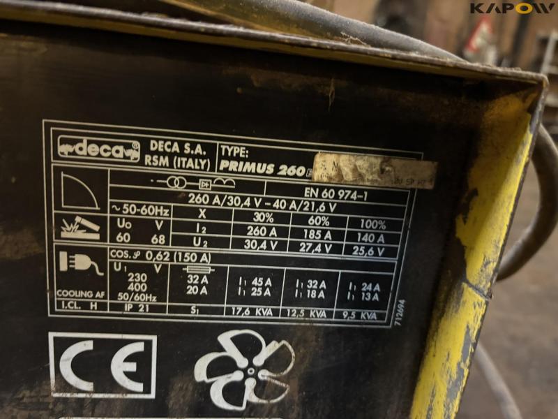 Deca Primus 260E welder 19