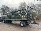Dinapolis straw wagon with hydraulically foldable sides 3