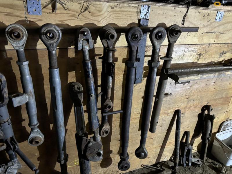 Various parts on wall 28