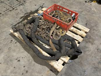 Various chains and ropes